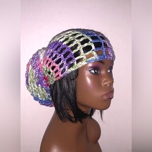 Crochet Mesh Head Wraps Or Scarf For Women  Headwraps    Headwear Multi Color